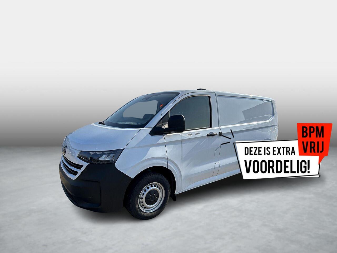 Volkswagen TRANSPORTER Bedrijfswagens Life L1 2.0 TDI EU6 110 kW 150 pk 6 versn. hand | BPM vrij | Achterdeuren zonder ruit | Zitpakket 3 voor Life & Style - armleuningen, bijrijdersbank met doorlaadfunctie en klaptafel | Multifunctioneel kunstlederen stuurwiel |
