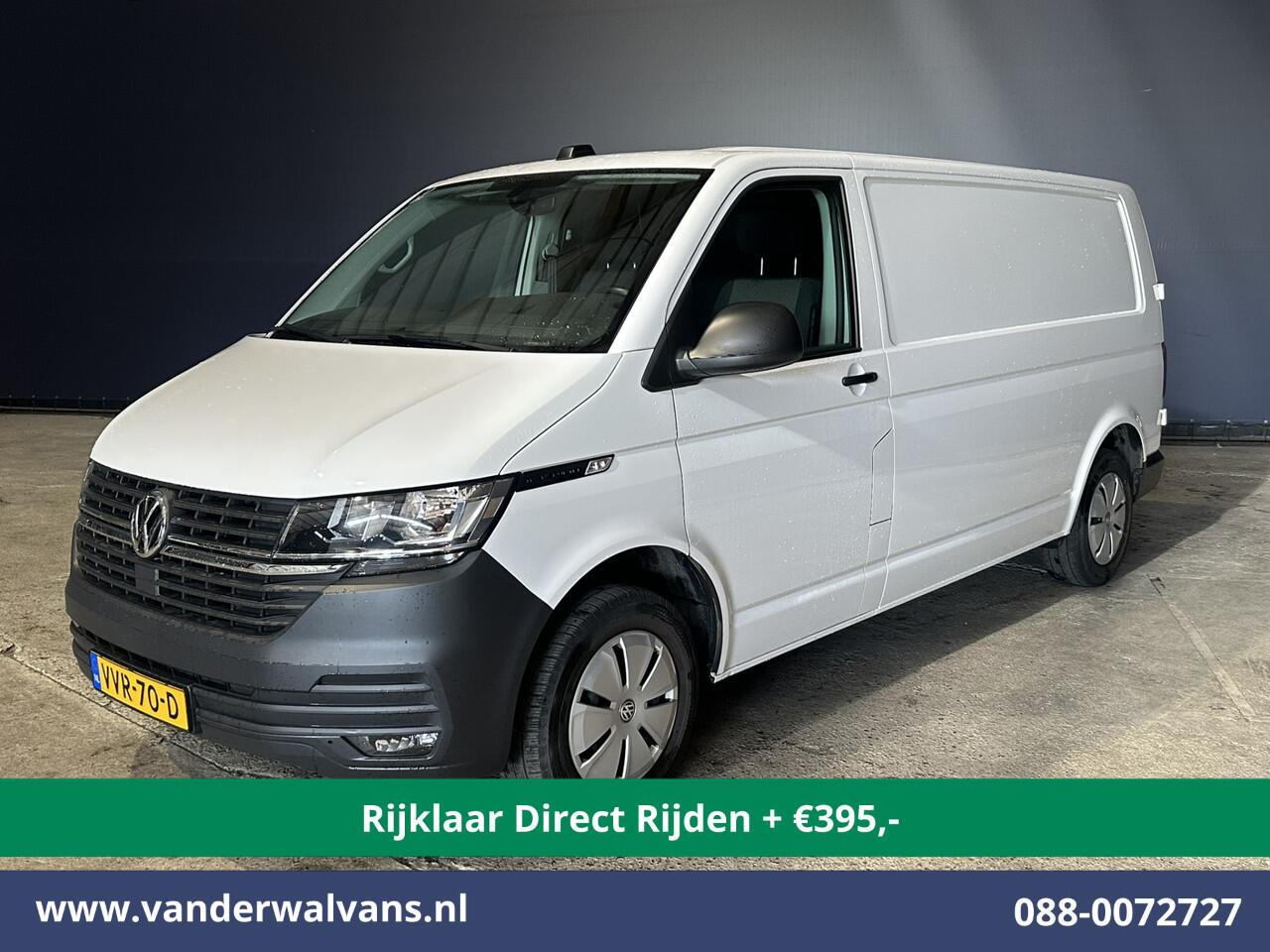 Volkswagen TRANSPORTER 2.0 TDI L2H1 Euro6 *Rijklaar Direct Rijden* Airco | Navigatie | Apple Carplay | Android Auto | Trekhaak Cruisecontrol, Parkeersensoren