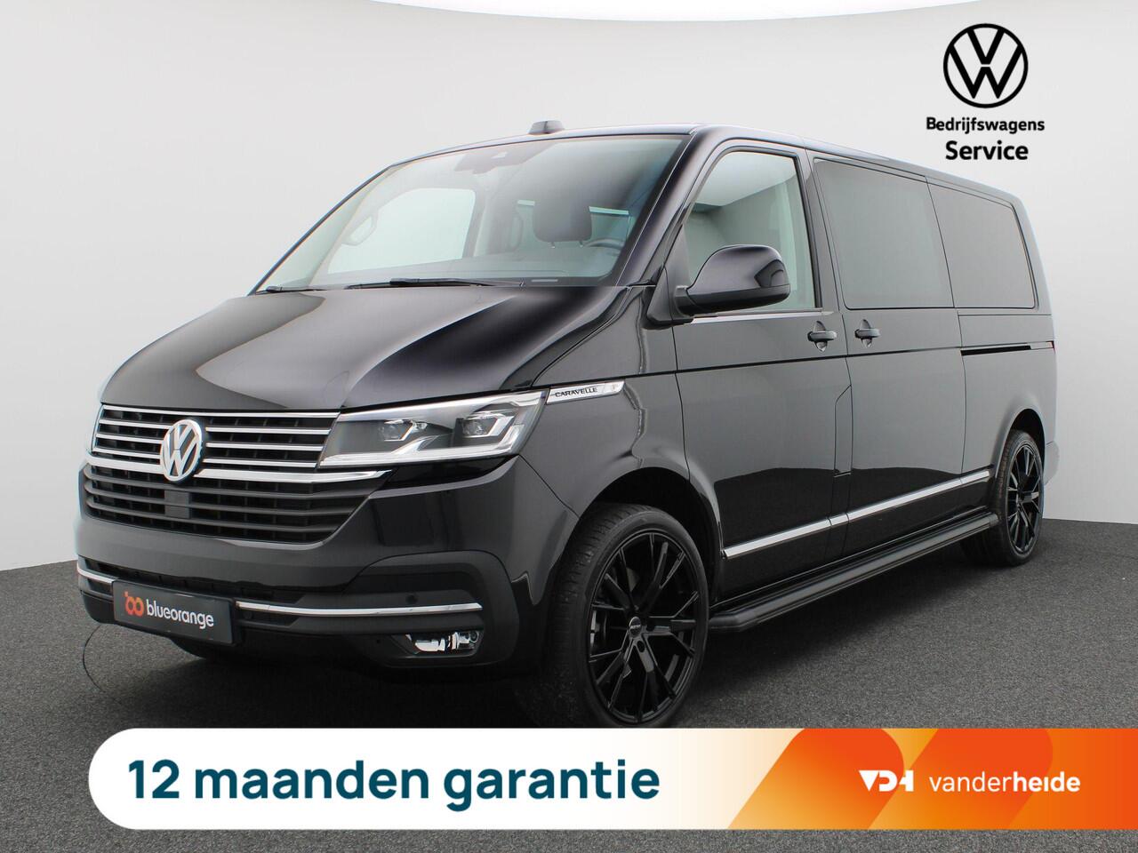 Volkswagen TRANSPORTER 2.0 TDI L2H1 Caravelle DC 204PK DSG Dubbele cabine, achteruitrijcamera, 2x elek. schuifdeur, leder, winterpakket, virtual cockpit, elek. stoel, 18'' lichtmetaal