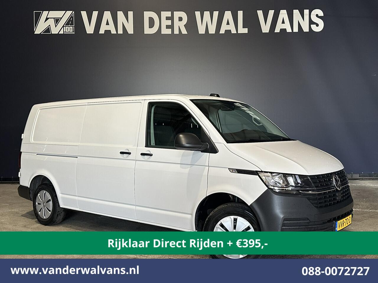 Volkswagen TRANSPORTER 2.0 TDI L2H1 Euro6 *Rijklaar Direct Rijden* Airco | Navigatie | Apple Carplay | Android Auto | Trekhaak Cruisecontrol, Parkeersensoren