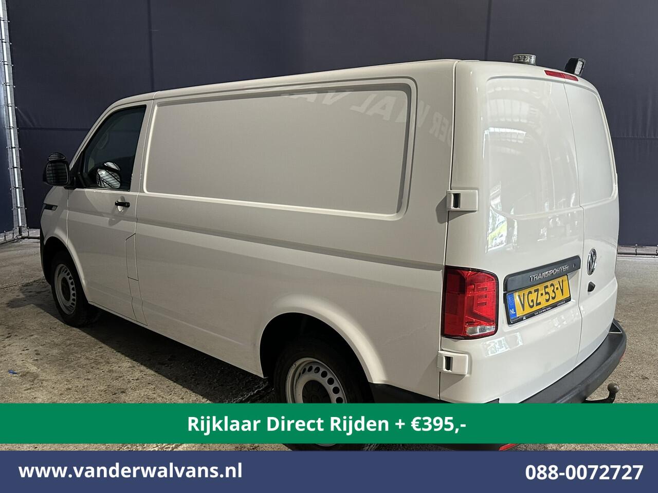 Volkswagen TRANSPORTER 2.0 TDI 111pk L1H1 Euro6 *Rijklaar Direct Rijden* Airco | Camera | Apple Carplay | Android Auto | Cruisecontrol Trekhaak, Parkeersensoren