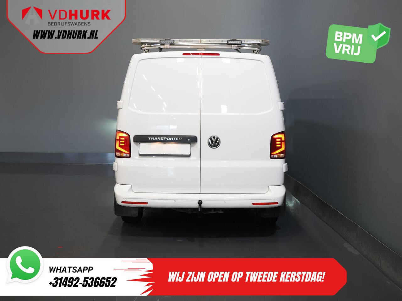 Volkswagen TRANSPORTER 2.0 TDI 150 pk DSG Aut. L2 BPM VRIJ! Adapt.Cruise/ LED/ 2x Schuifdeur/ Standkachel/ Carplay/ Stoelverw./ Airco/ Navi/ PDC/ 17"LMV/ Trekhaak