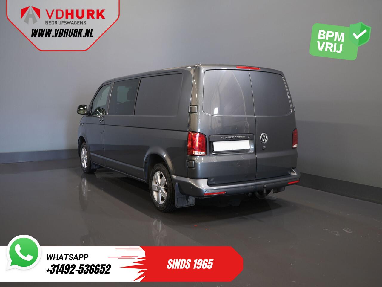 Volkswagen TRANSPORTER 2.0 TDI 150 pk DSG Aut. L2 DC Dubbel Cabine MIXTO/ LED/ Adapt.Cruise/ Standkachel/ Stoelverw./ Carplay/ Camera/ PDC/ LMV/ Trekhaak/ Airco