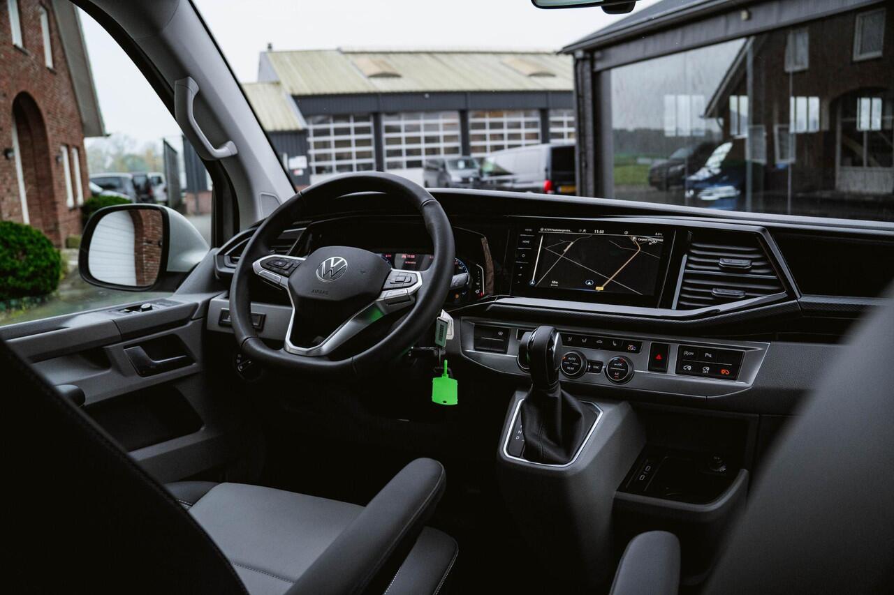 Volkswagen TRANSPORTER T6.1 2.0 TDI 150 PK DSG CARAVELLE L2H1 DUB/CAB A-Deuren ACC | LED | Digital Cockpit | Leder | Apple Carplay/Android Auto