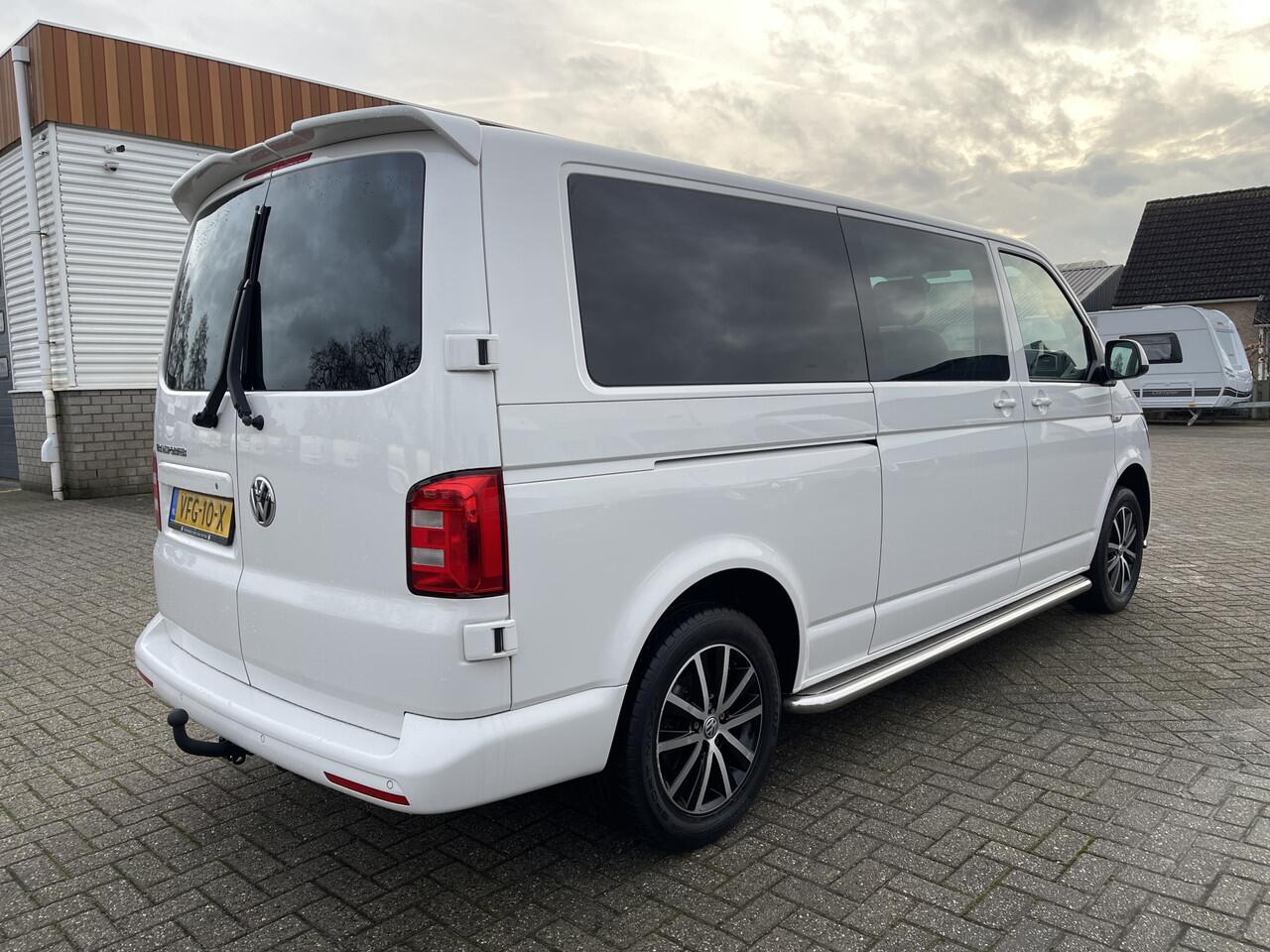 Volkswagen TRANSPORTER 2.0 TDI 150pk automaat L2H1 DC 5 persoons Highline / vaste prijs rijklaar ¤ 34.950 ex btw / lease vanaf ¤ 570 / lederen bekleding / adaptive cruise / airco / navigatie / euro 6 / bpm vrij !