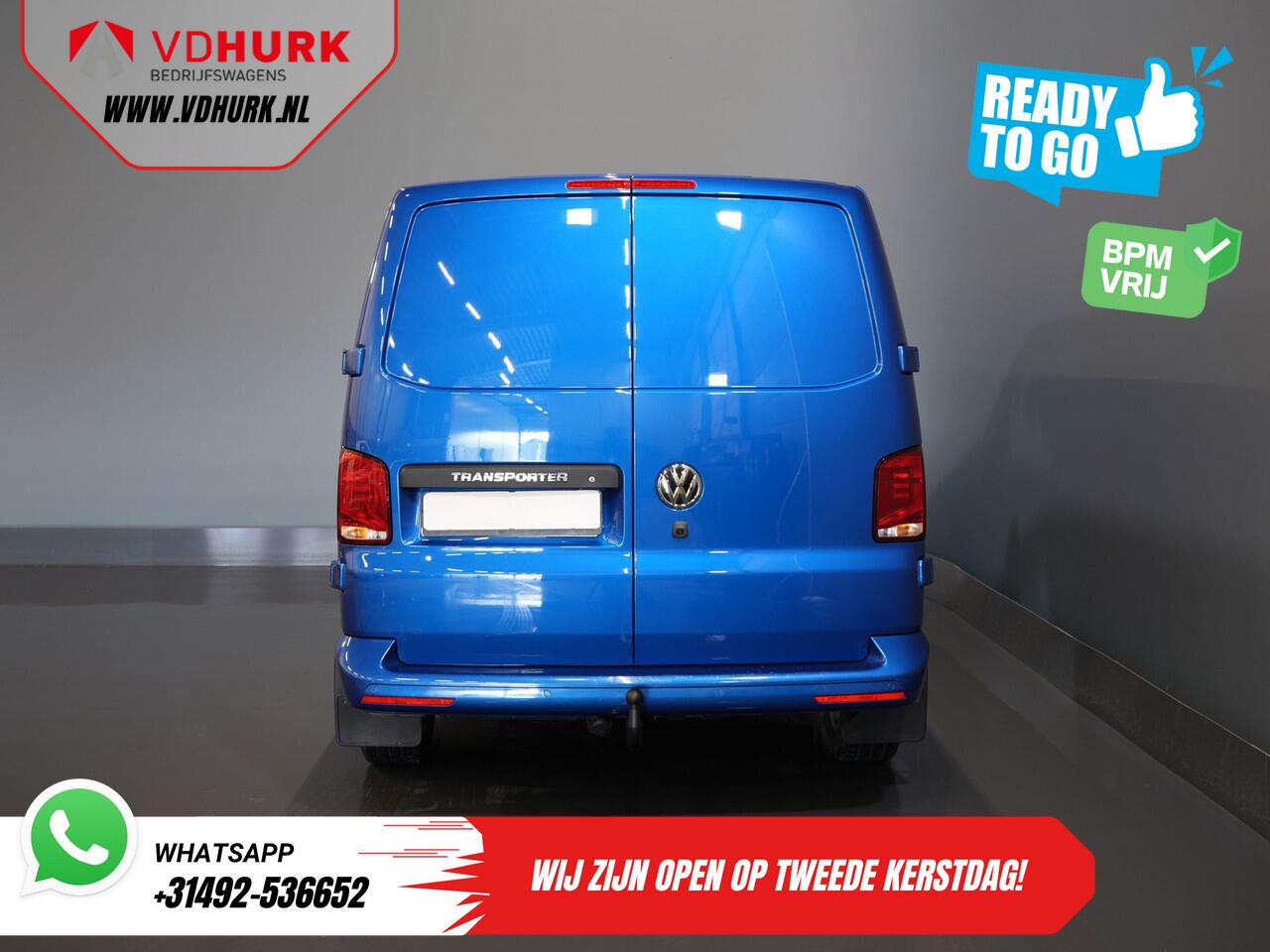 Volkswagen TRANSPORTER 2.0 TDI 150 pk DSG Aut. BPM VRIJ! READY2GO LED/ Adapt.Cruise/ 2.5t Trekverm./ Standkachel/ Stoelverw./ CarPlay/ Camera/ Trekhaak