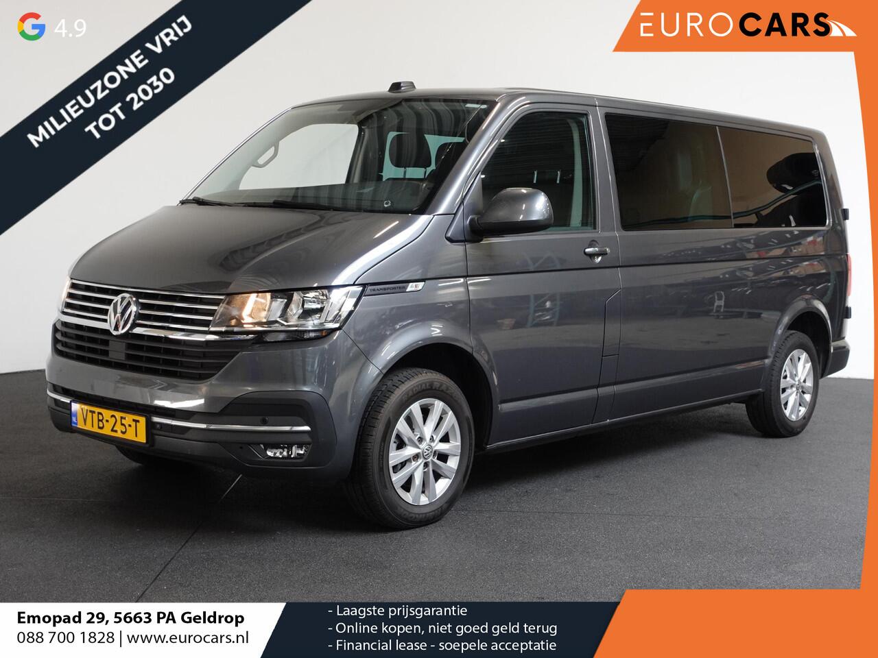 Volkswagen TRANSPORTER 2.0 TDI L2H1 28 Dubbele Cabine Highline Automaat Airco Cruise Control adaptief Parkeersensoren Trekhaak