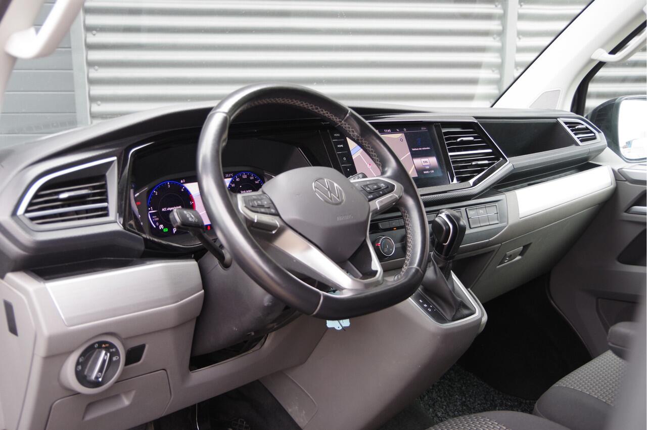 Volkswagen TRANSPORTER 2.0 TDI L2 BULLI, 3-ZITS, 150PK AUT. LED, ADAPT. CRUISE, TREKHAAK, APPLE CARPLAY, NAVI, AIRCO, PARKEERSENSOREN, NL AUTO, NAP
