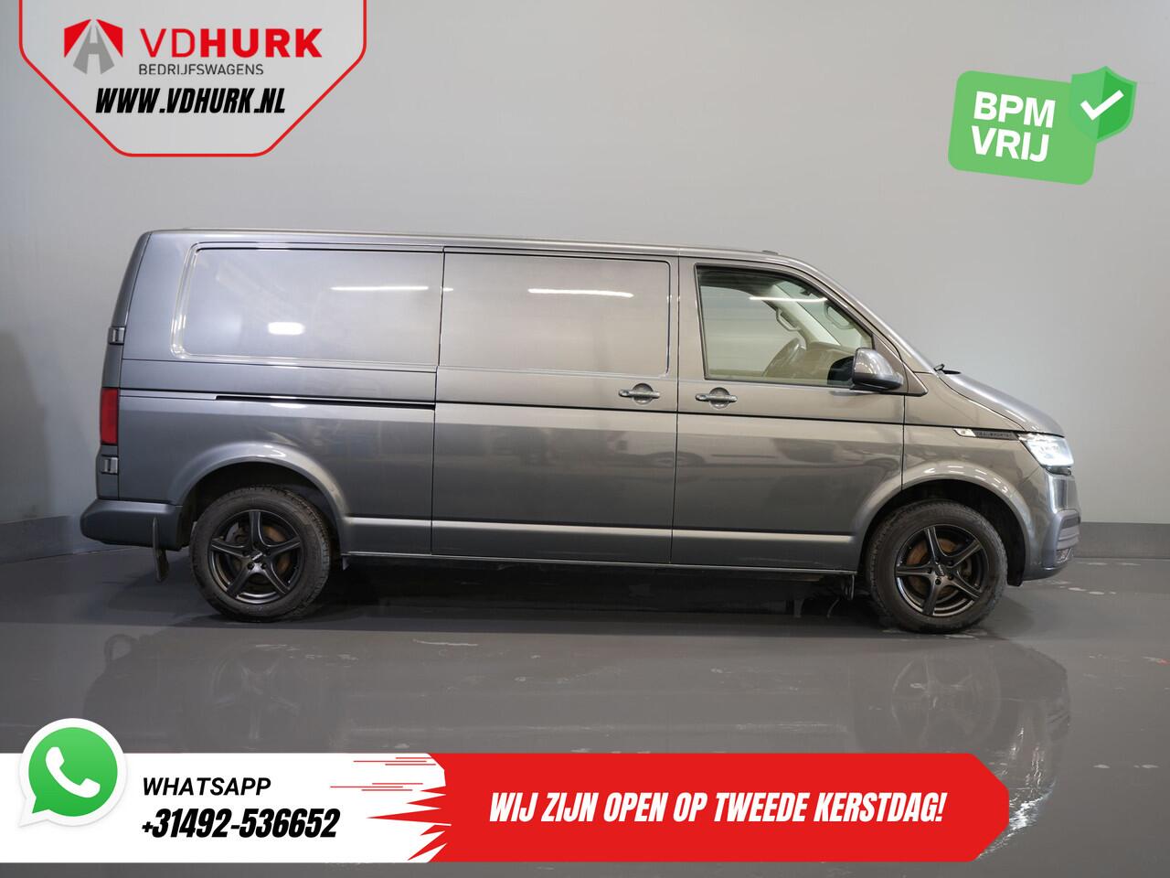Volkswagen TRANSPORTER T6.1 2.0 TDI 150 pk DSG Aut. L2 BPM VRIJ! LED/ Adapt.Cruise/ Standkachel/ Stoelverw./ Carplay/ Camera/ PDC/ LMV/ Trekhaak/ Airco