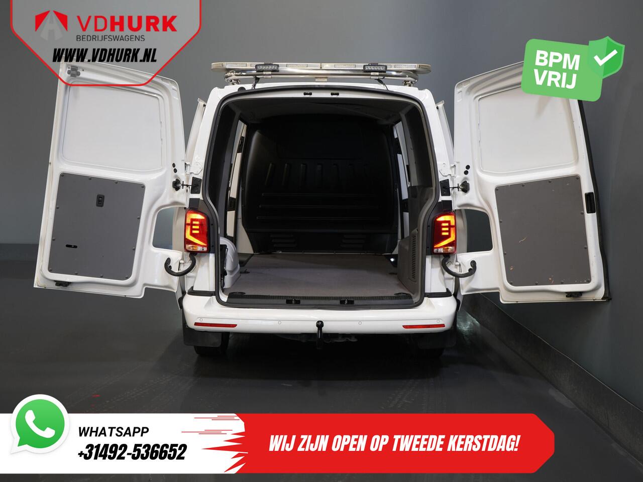 Volkswagen TRANSPORTER 2.0 TDI 150 pk DSG Aut. L2 BPM VRIJ! Adapt.Cruise/ LED/ 2x Schuifdeur/ Standkachel/ Carplay/ Stoelverw./ Airco/ Navi/ PDC/ 17"LMV/ Trekhaak