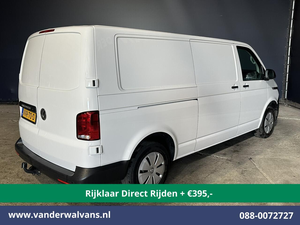 Volkswagen TRANSPORTER 2.0 TDI L2H1 Euro6 *Rijklaar Direct Rijden* Airco | Navigatie | Apple Carplay | Android Auto | Trekhaak Cruisecontrol, Parkeersensoren