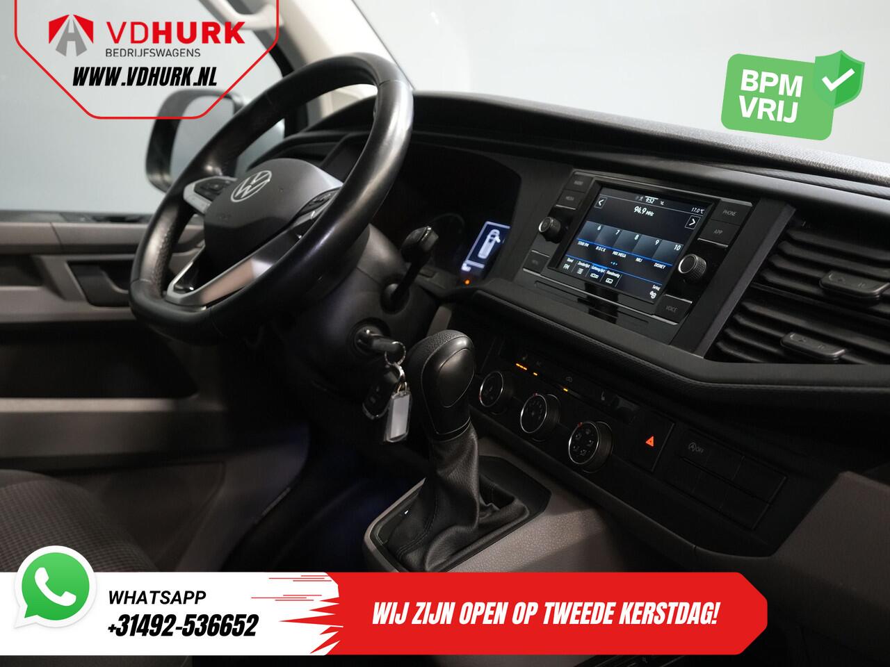 Volkswagen TRANSPORTER T6.1 2.0 TDI 150 pk DSG Aut. L2 BPM VRIJ! LED/ Adapt.Cruise/ Standkachel/ Stoelverw./ Carplay/ Camera/ PDC/ LMV/ Trekhaak/ Airco