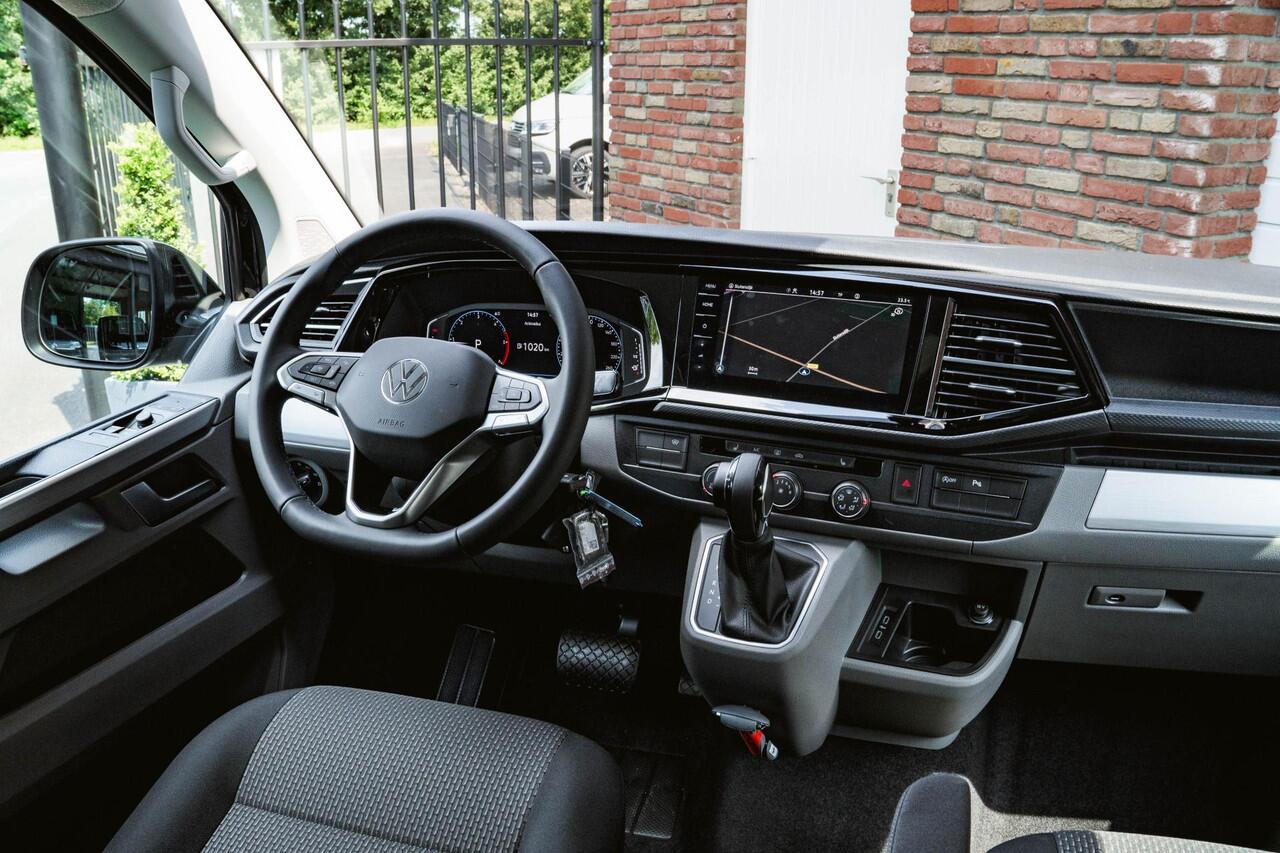 Volkswagen TRANSPORTER T6.1 2.0 TDI 204PK DSG L2H1 HIGHLINE ENK/CAB Standkachel | LED | ACC | 2x Schuifdeuren | Virtual cockpit |
