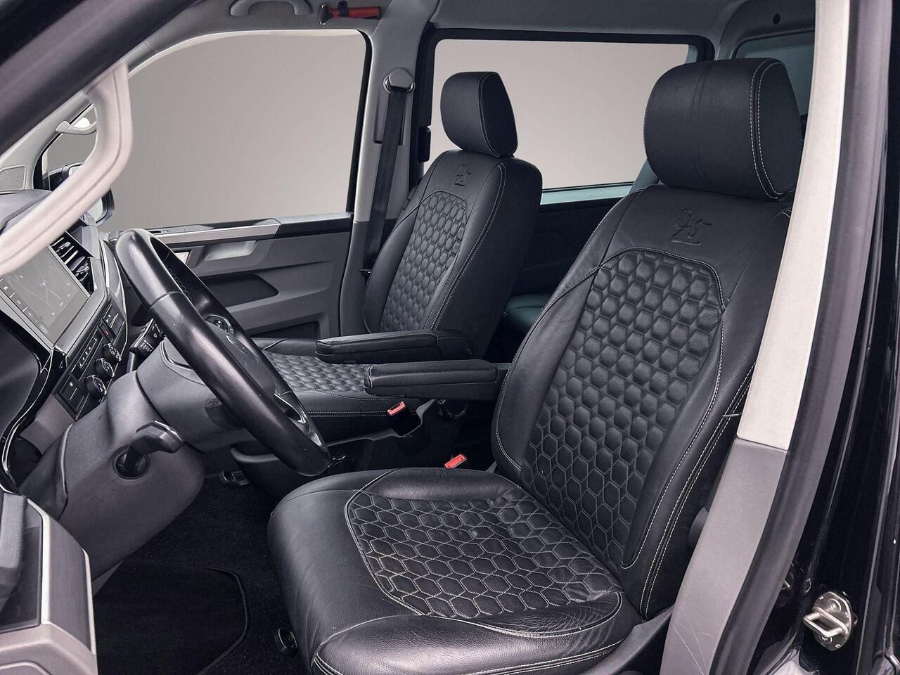 Volkswagen TRANSPORTER 2.0 TDI 150PK DSG DC L2 Bulli 75-Edition | Leder | Stoelverwarming | ACC | 2x schuifdeur | Navigatie | Trekhaak