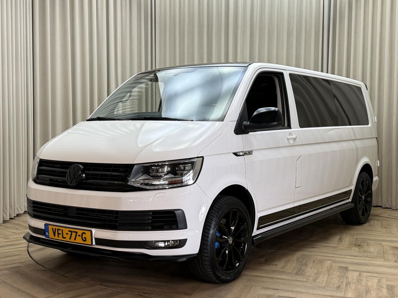 Volkswagen TRANSPORTER 2.0 TDI L2H1 DC Highline *LED* Leder / Adapt. Cruise / Carplay / Camera / Trekhaak / Navigatie / 19'' LMV / Org.NL!