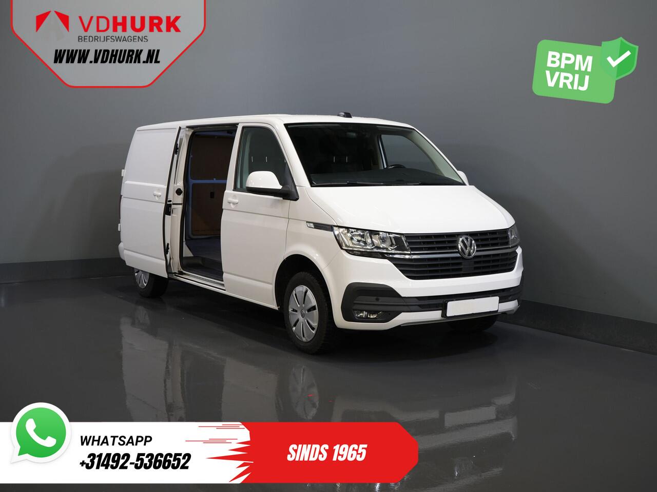 Volkswagen TRANSPORTER T6.1 2.0 TDI 150 pk DSG Aut. L2 2xSchuifdeur/ Carplay/ Camera/ Cruise/ PDC/ Airco