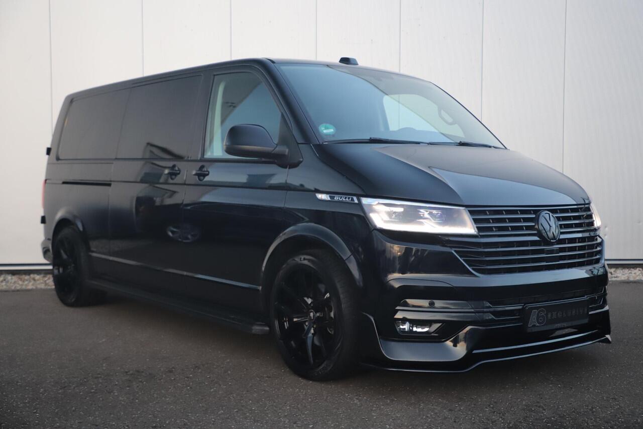 Volkswagen TRANSPORTER 2.0 TDI L2H1 DC Bulli 199PK DSG Automaat Black Edition Trekhaak Virtual Cockpit 20 Inch LMV Full LED Navigatie Camera Adaptive Cruise Carplay Android Parkeersensors