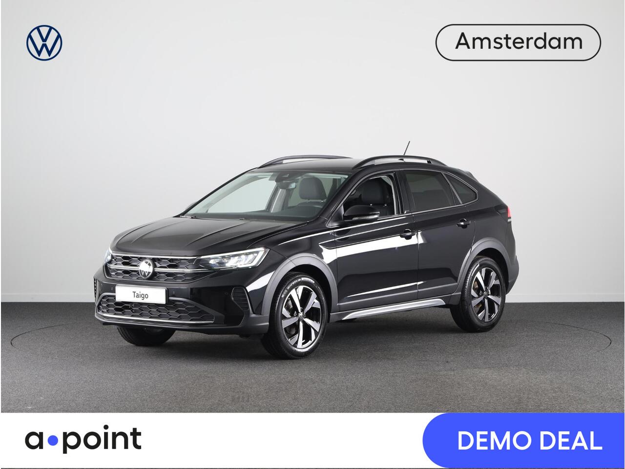 Volkswagen Taigo Oranje Edition 1.0 85 kW / 116 pk TSI CUV 7 versn. | Automaat (DSG) | Private lease vanaf ¤ 567,- pm | Navigatie | Parkeersensoren | Achteruitrijcamera | Stoelverwarming |