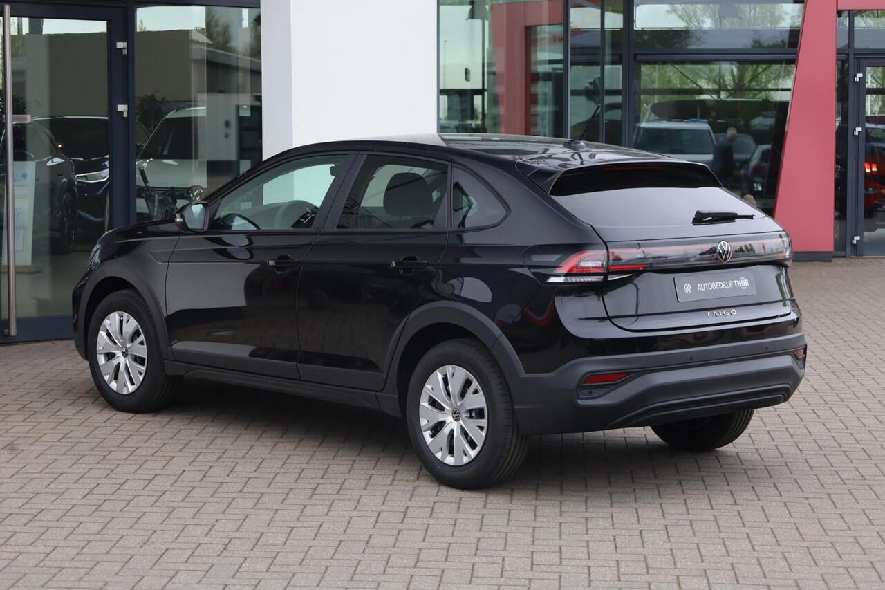 Volkswagen Taigo 1.0 TSI Edition 95PK / 70kW Apple Carplay & Android Auto, volledig digitaal instrumentenpaneel (Digital Cockpit), cruise control, Lane Assist, parkeersensoren voor & achter (pdc), LED koplampen, buitenspiegels elektrisch instel-, verwarm- en inklapbaar, D