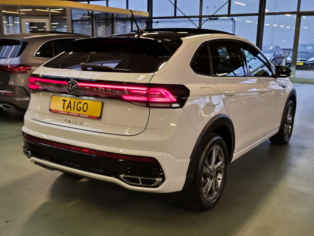 Volkswagen Taigo 1.0 TSI R-Line -110pk- | Matrix LED | Panorama Dak | Camera | Rijklaarprijs incl. 1 jaar Bovag garantie