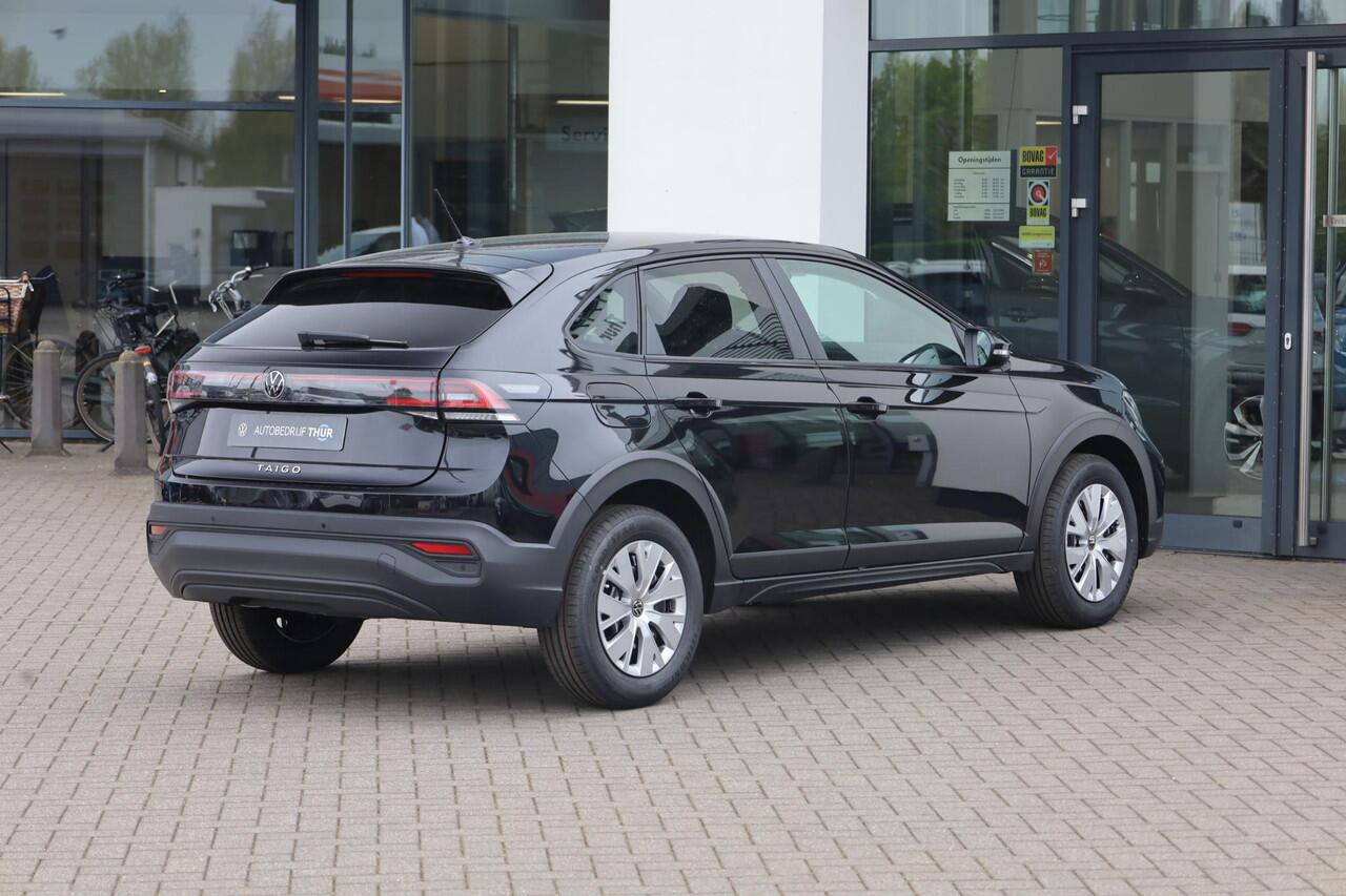 Volkswagen Taigo 1.0 TSI Edition 95PK / 70kW Apple Carplay & Android Auto, volledig digitaal instrumentenpaneel (Digital Cockpit), cruise control, Lane Assist, parkeersensoren voor & achter (pdc), LED koplampen, buitenspiegels elektrisch instel-, verwarm- en inklapbaar, D