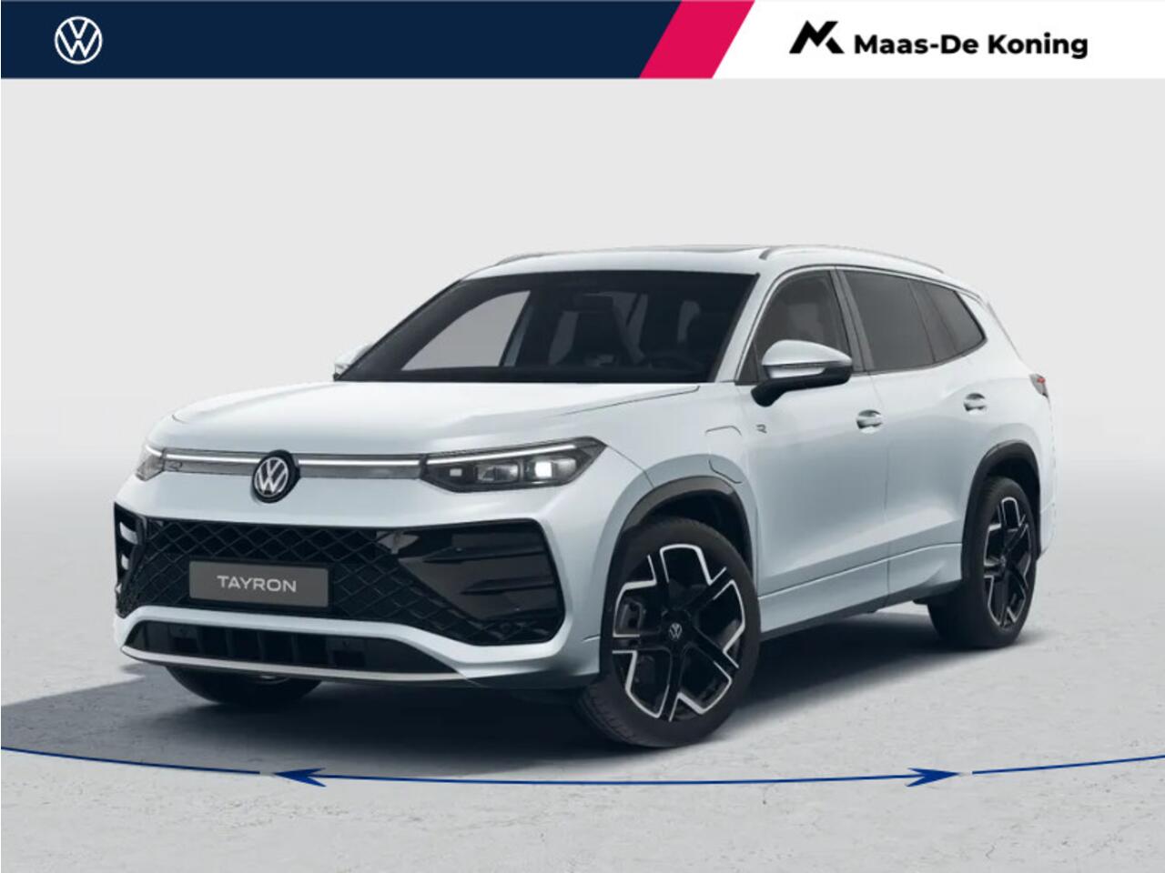 Volkswagen Tayron R-Line-Edition 1.5 eHybrid 272 pk 6 versn. DSG · Assistance Pakket · Design Pakket 'Black Style · Trekhaak inklapbaar, met elektrische ontgrendeling, incl. aanhangwagen- manoeuvreerhulp Trailer Assist · Winter pakket ·