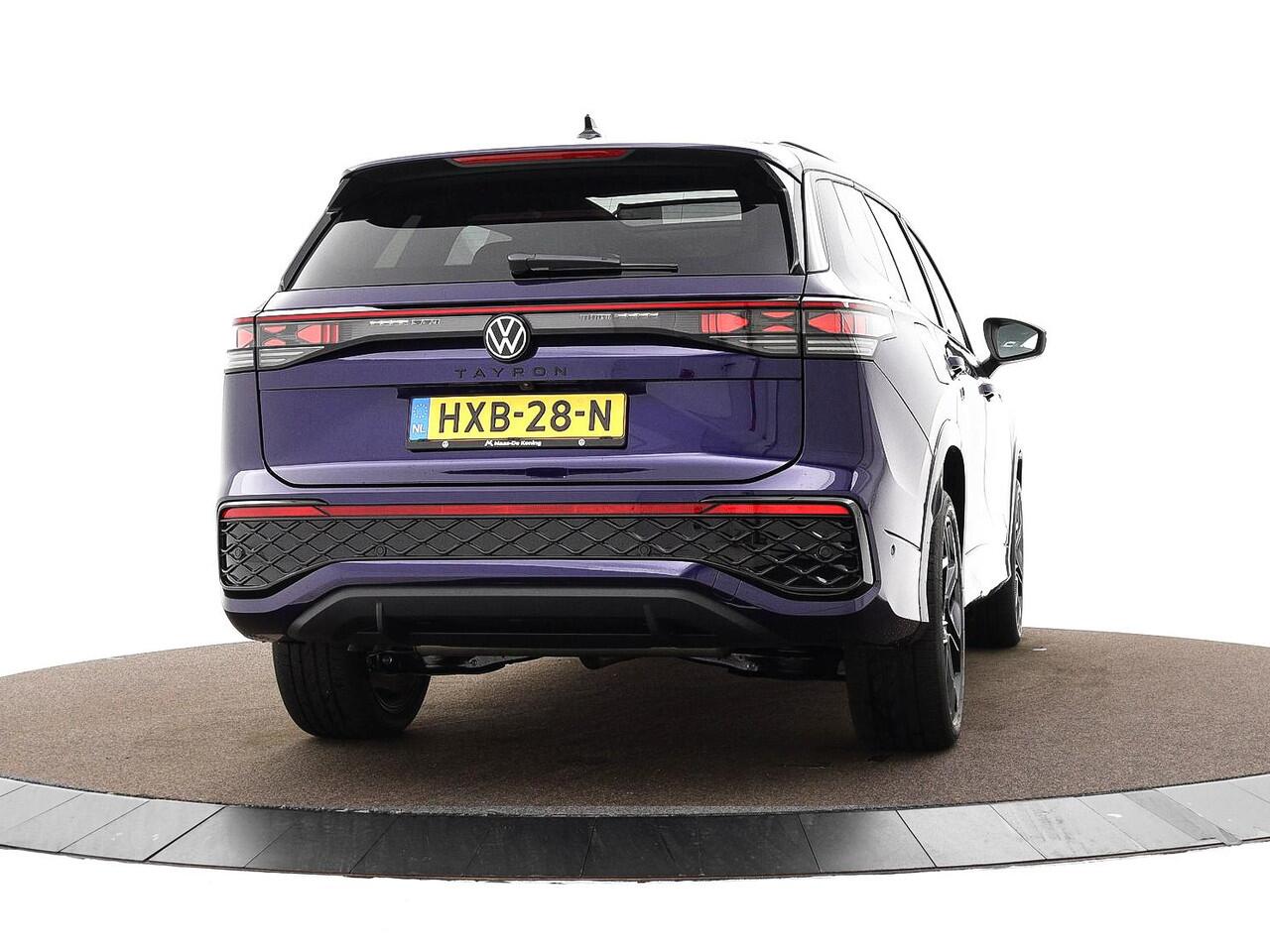 Volkswagen Tayron R-line Edition 1.5 eHybrid 272 pk 6 versn. DSG · Assistance Pakket Plus · Black Style Pakket · Design Pakket · Trekhaak inklapbaar, met elektrische ontgrendeling, incl. aanhangermanoeuvreerhulp Trailer Assist · Beschikbaar per Januari !