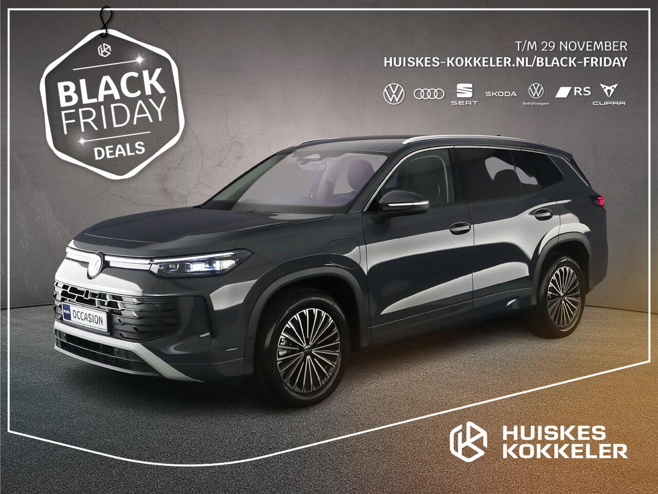 Volkswagen Tayron Life Edition 1.5 eHybrid 204pk DSG Automaat Trekhaak, Adaptive cruise control, Elektrische achterklep, Achteruitrijcamera , Stuurwiel verwarmd, Parkeersensoren