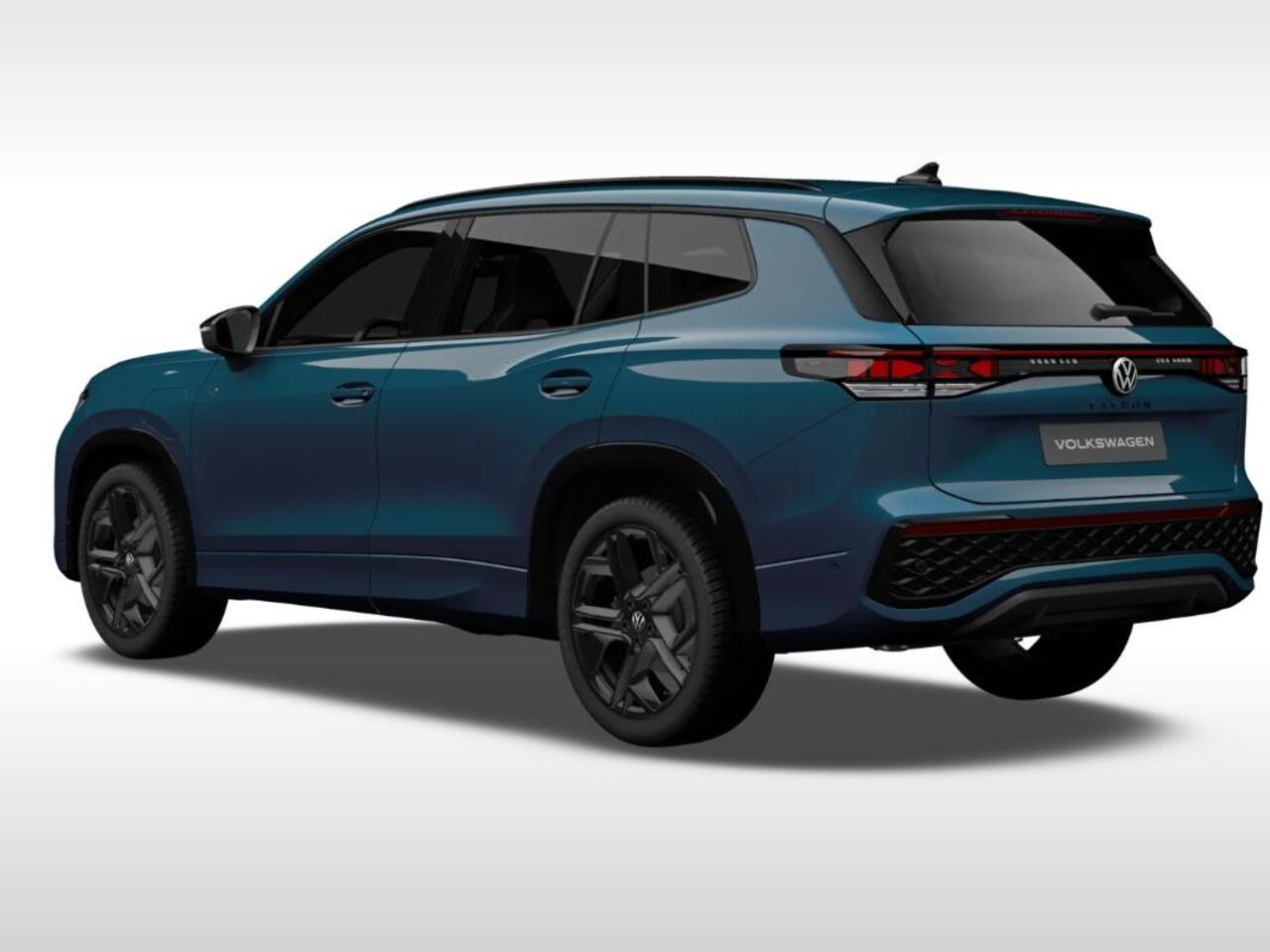 Volkswagen Tayron R-Line-Edition 1.5 eHybrid 204 pk 6 versn. DSG · Assistance pakket plus · Design pakket · Design pakket 'black style' · Interieur style pakket · Trekhaak incl. aanhangermanoeuvreerhulp 'trailer assist'