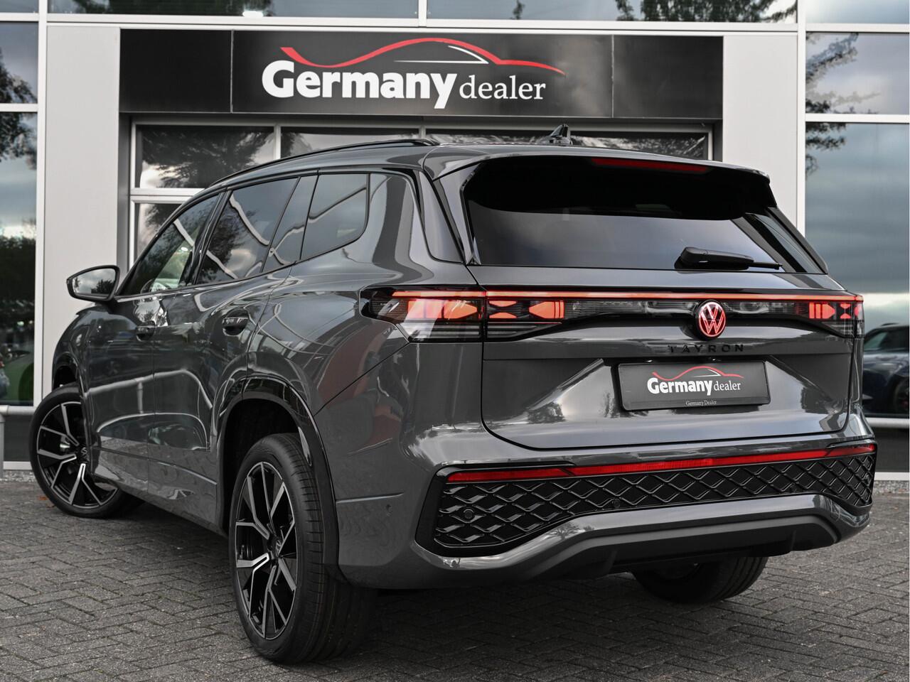 Volkswagen Tayron 1.5 eHybrid 272pk R-Line Edition NIEUW! Delphin Grey Pano ACC BSM Sfeerverl. Elektr.Klep Tr.haak VOL!!