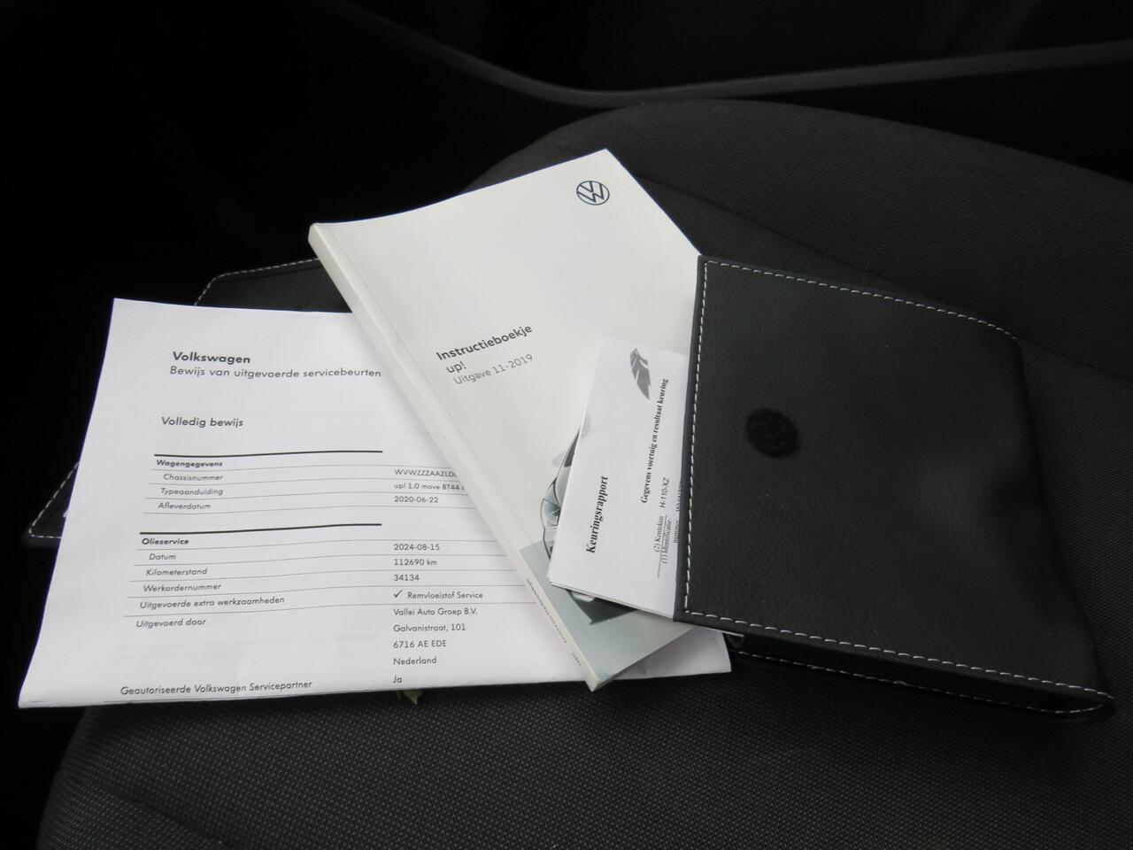 Volkswagen UP! 1.0 BMT Move Up! Executive * Rijklaarprijs incl. garantie * Camera * Cruise Control * Clima * Parkeersensoren