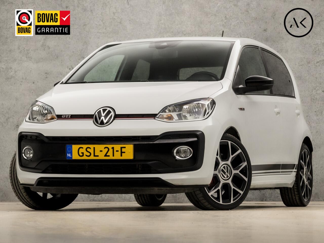 Volkswagen UP! 1.0 TSI GTI (STOELVERWARMING, BLUETOOTH, SFEERVERLICHTING, GETINT GLAS, SPORTSTOELEN, LM VELGEN, STUURWIEL MULTIFUNCTIONEEL, NIEUWE APK, NIEUWSTAAT)