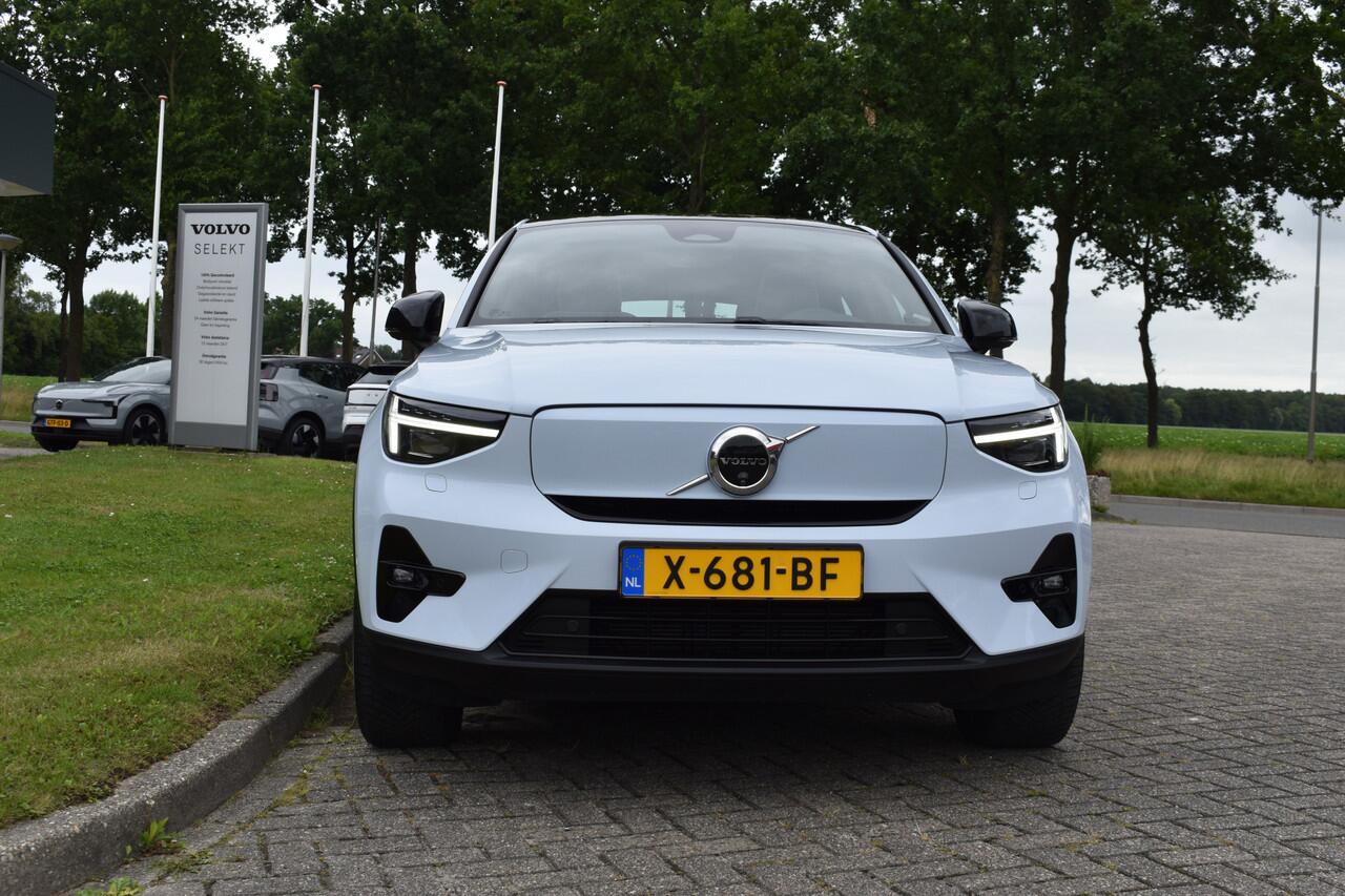 Volvo C40 Recharge Twin Ultimate 82 kWh 408 PK Woolblend | ACC | Pano Dak | Trekhaak | Stoel Stuur verwarming |360 Camera | 19 inch