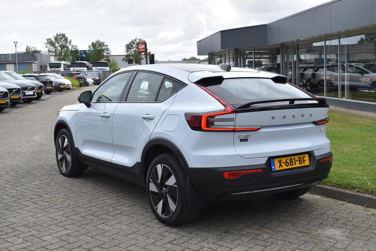 Volvo C40 Recharge Twin Ultimate 82 kWh 408 PK Woolblend | ACC | Pano Dak | Trekhaak | Stoel Stuur verwarming |360 Camera | 19 inch