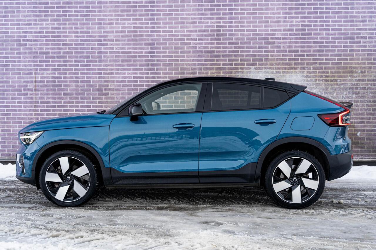 Volvo C40 Recharge Twin Intro Edition 78 kWh | 360 Camera | Stuur-/Stoelverwarming | Adaptive Cruise Control | Keyless Entry | Getint Glas | 20" Wielen | Apple Carplay |