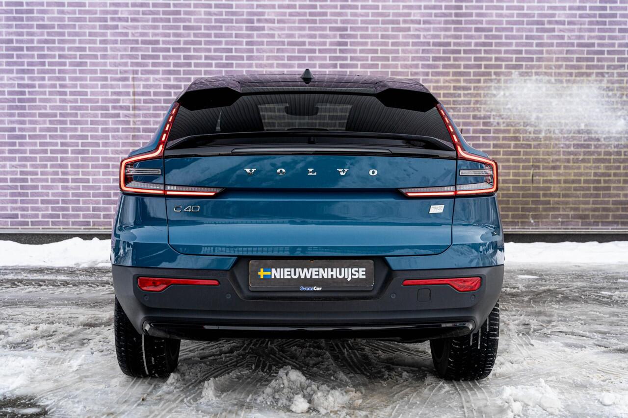 Volvo C40 Recharge Twin Intro Edition 78 kWh | 360 Camera | Stuur-/Stoelverwarming | Adaptive Cruise Control | Keyless Entry | Getint Glas | 20" Wielen | Apple Carplay |