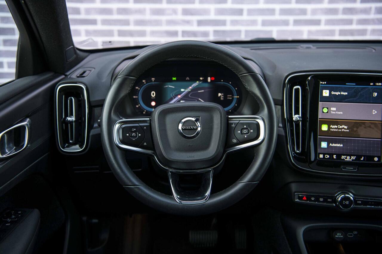 Volvo C40 Recharge Plus 69 kWh | Adaptieve cruise control | Stoel- en stuurverwarming | Warmtepomp | 20 inch velgen | Panoramadak | Camera |