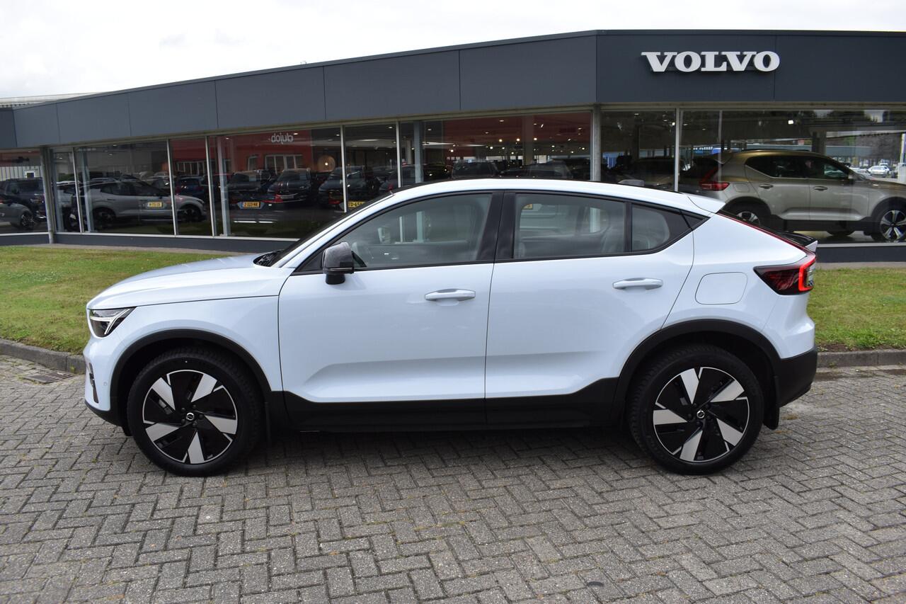 Volvo C40 Recharge Twin Ultimate 82 kWh 408 PK Woolblend | ACC | Pano Dak | Trekhaak | Stoel Stuur verwarming |360 Camera | 19 inch