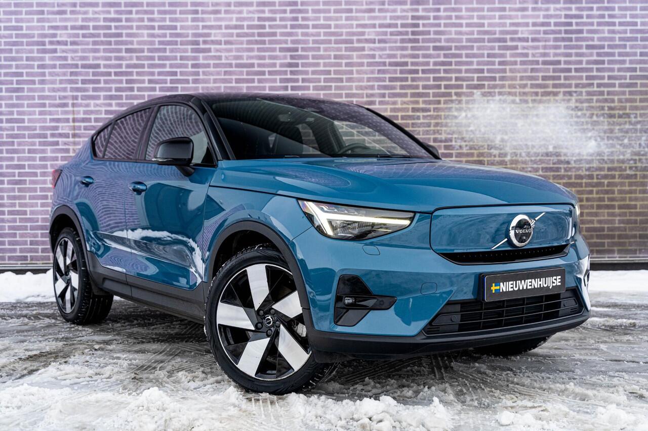 Volvo C40 Recharge Twin Intro Edition 78 kWh | 360 Camera | Stuur-/Stoelverwarming | Adaptive Cruise Control | Keyless Entry | Getint Glas | 20" Wielen | Apple Carplay |
