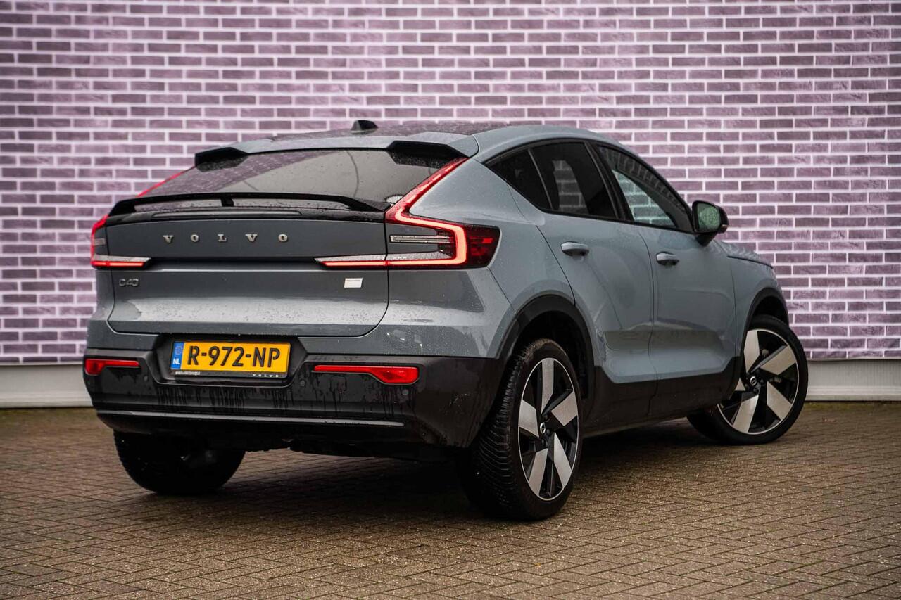 Volvo C40 Recharge Plus 69 kWh | Adaptieve cruise control | Stoel- en stuurverwarming | Warmtepomp | 20 inch velgen | Panoramadak | Camera |
