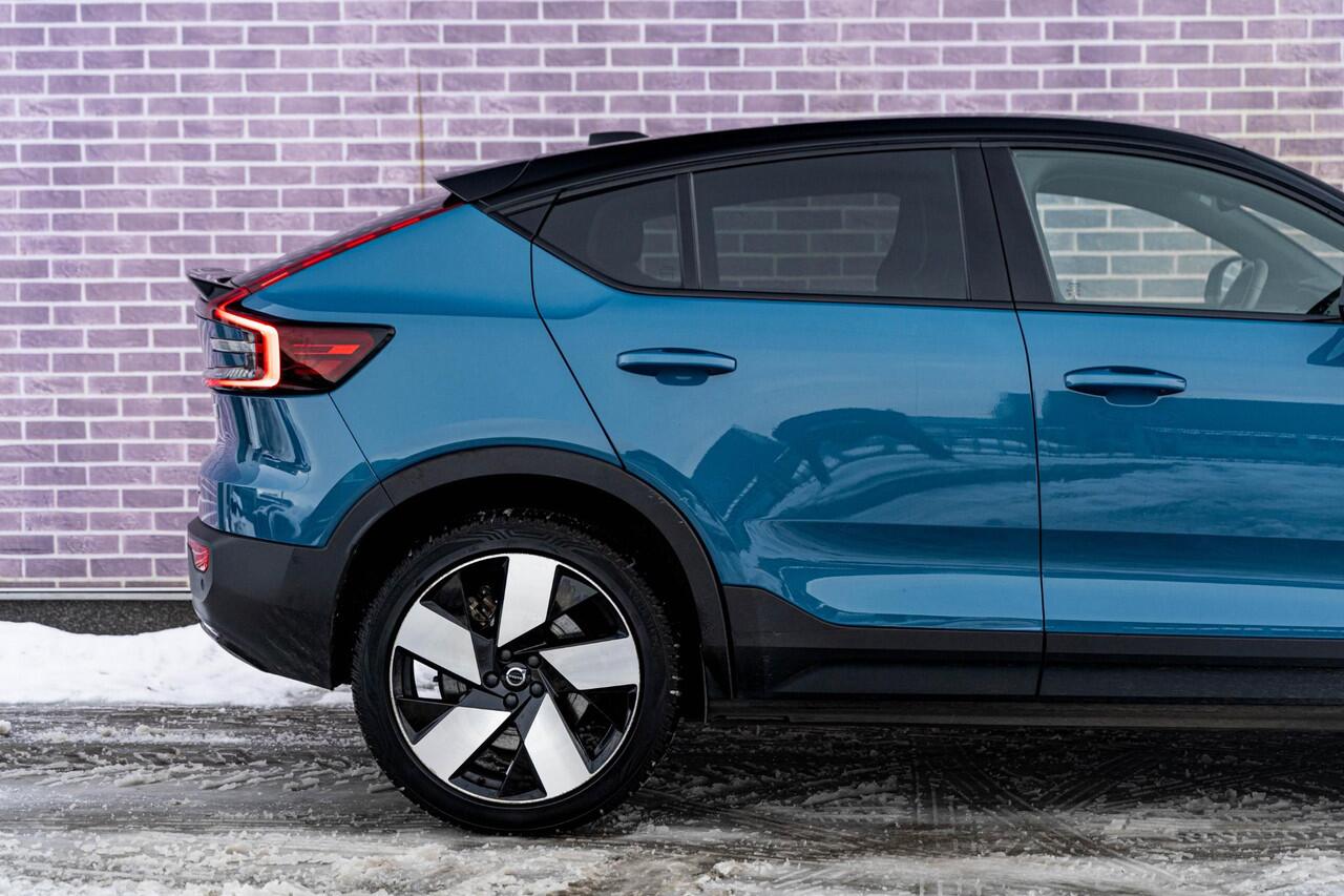 Volvo C40 Recharge Twin Intro Edition 78 kWh | 360 Camera | Stuur-/Stoelverwarming | Adaptive Cruise Control | Keyless Entry | Getint Glas | 20" Wielen | Apple Carplay |