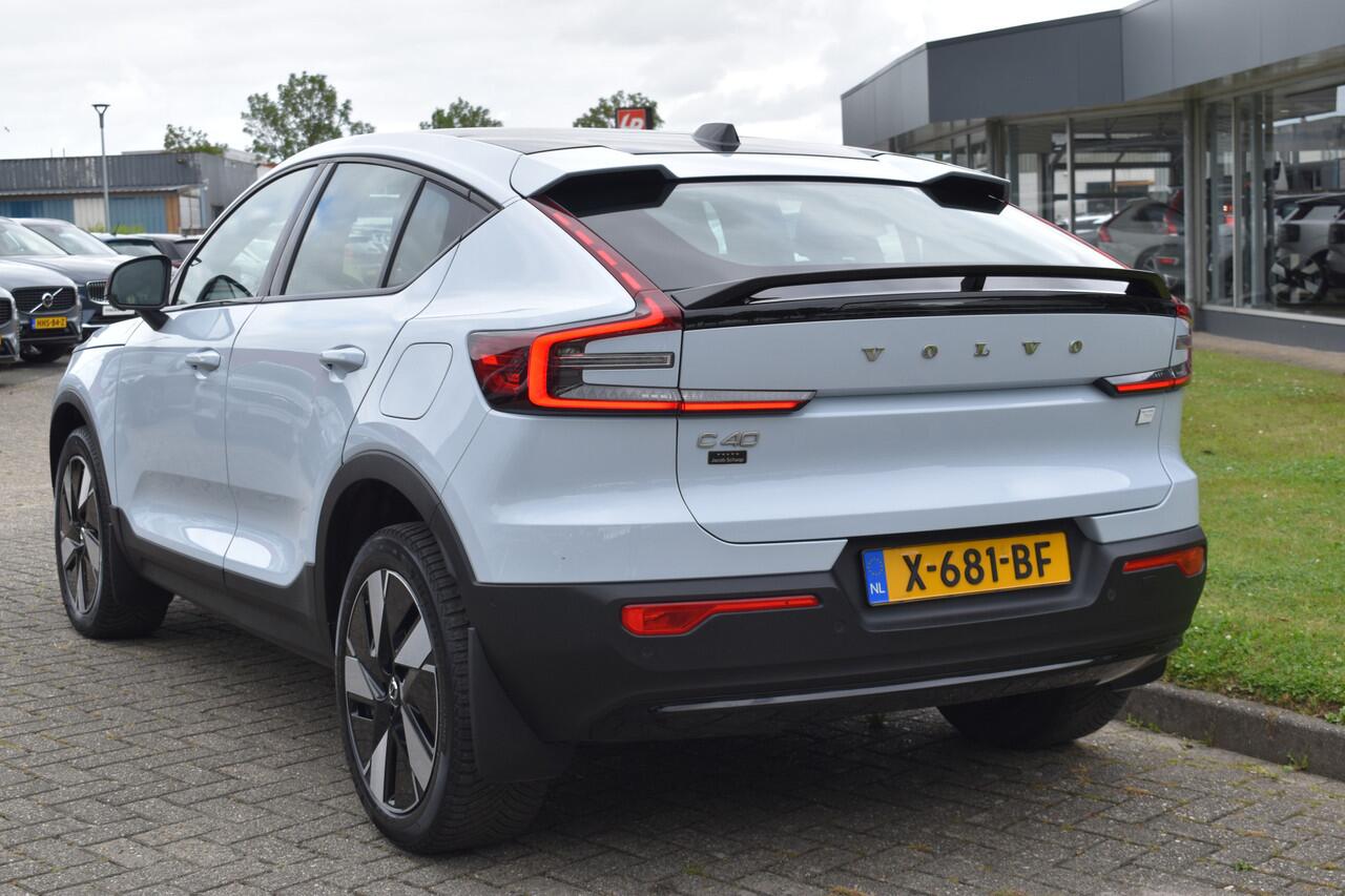 Volvo C40 Recharge Twin Ultimate 82 kWh 408 PK Woolblend | ACC | Pano Dak | Trekhaak | Stoel Stuur verwarming |360 Camera | 19 inch