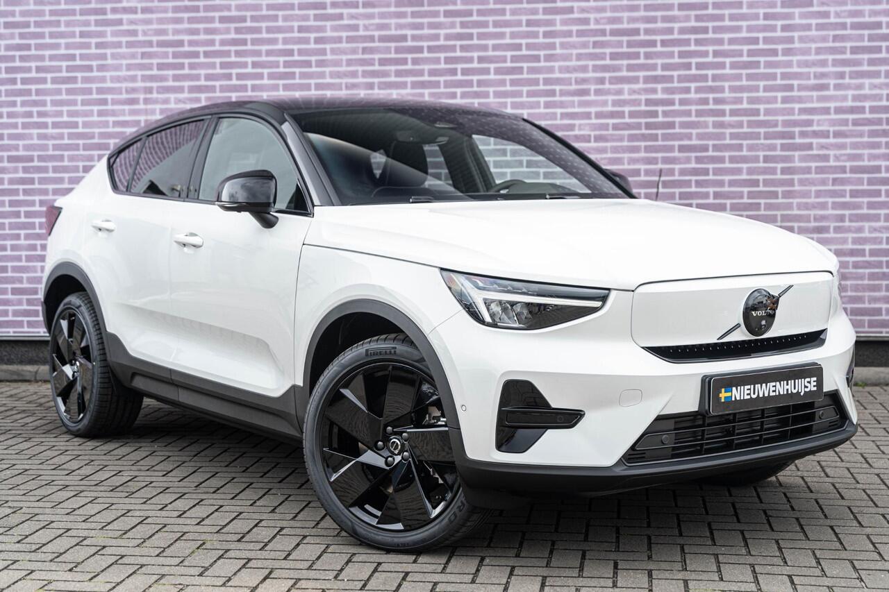 Volvo EC40 Extended Range Ultra Black Edition | Google | Long Range | Luxe Bekleding | Memory | Elek. Stoelen | 360 Camera | Panoramadak | Keyless | Getint Glas