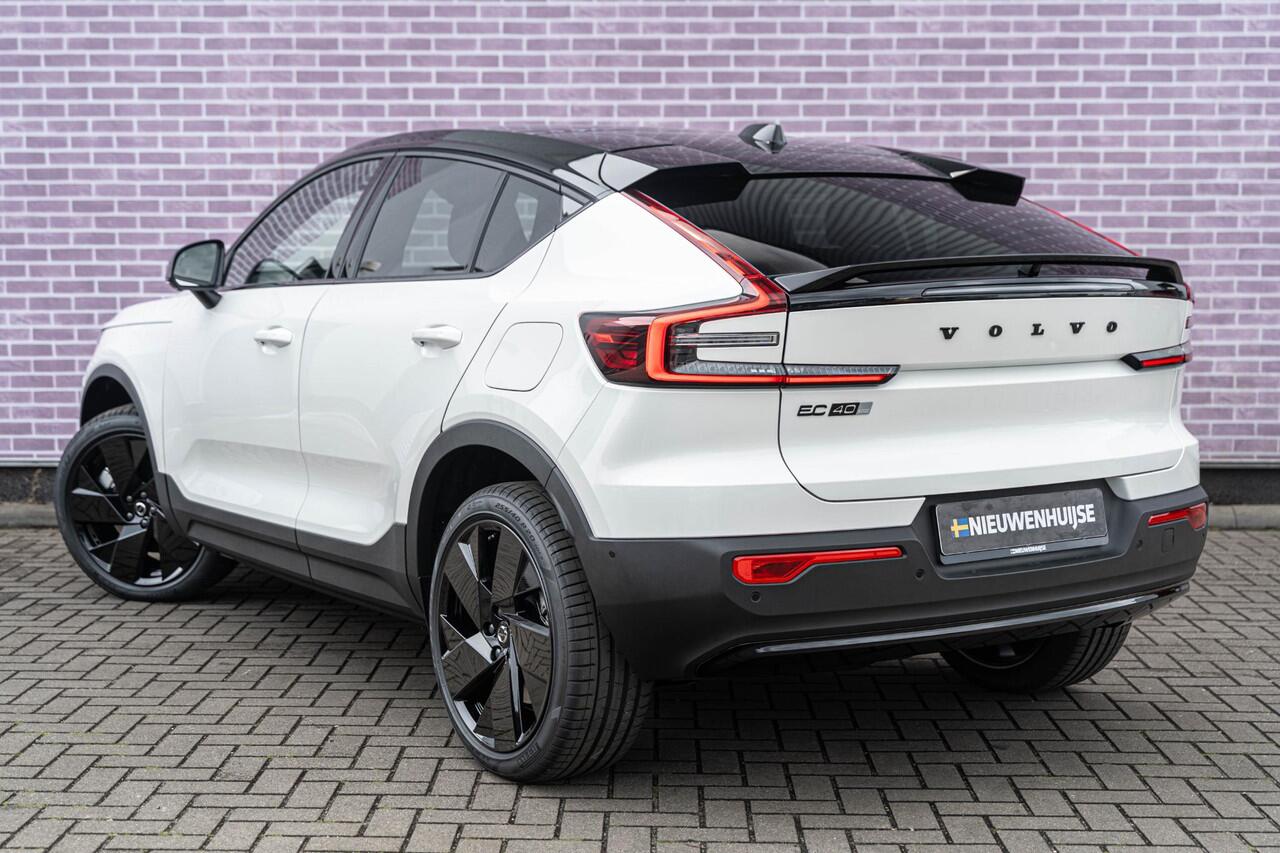Volvo EC40 Extended Range Ultra Black Edition | Google | Long Range | Luxe Bekleding | Memory | Elek. Stoelen | 360 Camera | Panoramadak | Keyless | Getint Glas