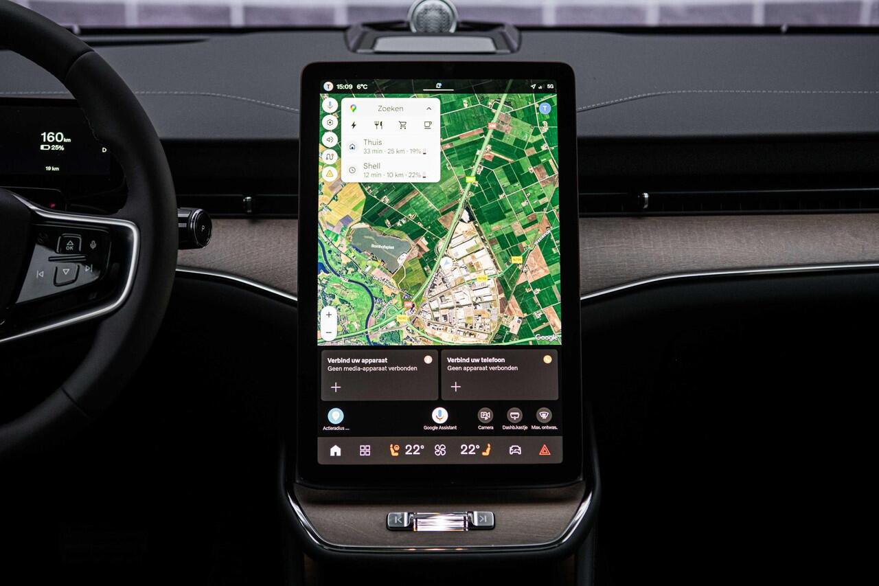 Volvo ES90 Single Motor Extended Range Ultra 92 kWh | Long Range | Google | Pilot Assist | Bowers & Wilkins Audio | Chrome Pack | Luchtvering | HD Pixel LED | Pano Dak | Gelamineerd Glas | Soft Close | Luxe middenarmsteun achter | Ventilatiestoelen Voor & Achter | M