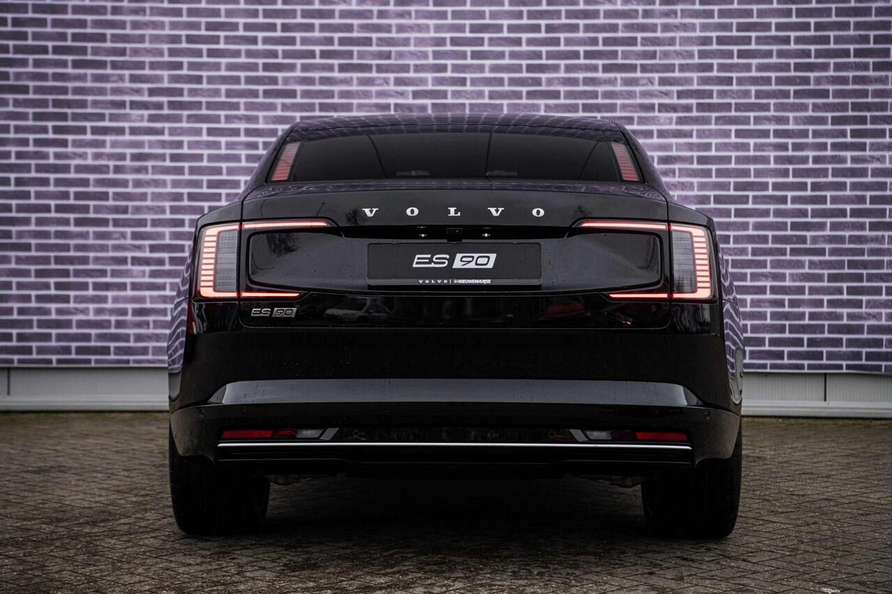 Volvo ES90 Single Motor Extended Range Ultra 92 kWh | Long Range | Google | Pilot Assist | Bowers & Wilkins Audio | Chrome Pack | Luchtvering | HD Pixel LED | Pano Dak | Gelamineerd Glas | Soft Close | Luxe middenarmsteun achter | Ventilatiestoelen Voor & Achter | M