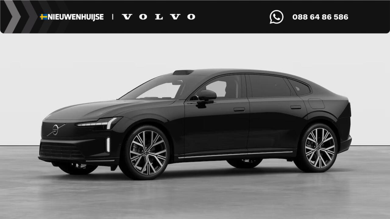 Volvo ES90 Single Motor Extended Range Ultra 92 kWh | Longe Range | Google | Pilot Assist | Bowers & Wilkins Audio | Chrome Pack | Luchtvering | HD Pixel LED | Pano Dak | Gelamineerd Glas | Soft Close | Luxe middenarmsteun achter | Ventilatiestoelen Voor & Achter | 