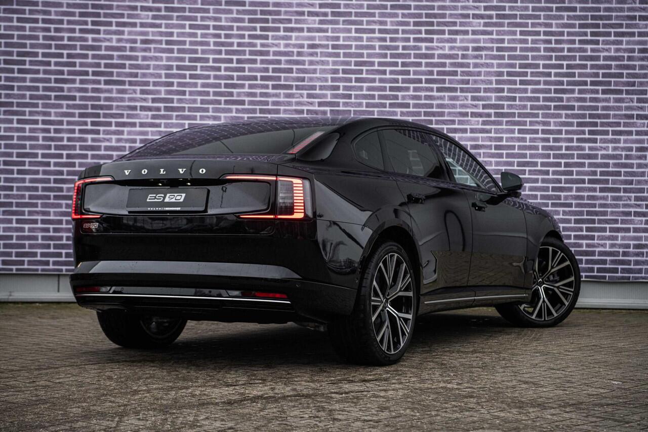 Volvo ES90 Single Motor Extended Range Ultra | Pilot Assist Pack | 22" | Bowers & Wilkins | Chrome Pack | Luchtvering | HD Pixel LED | Elektrochromatisch panoramadak | Gelamineerd Glas | Soft Close | Luxe middenarmsteun achter | Ventilatiestoelen voor & achter | Mas