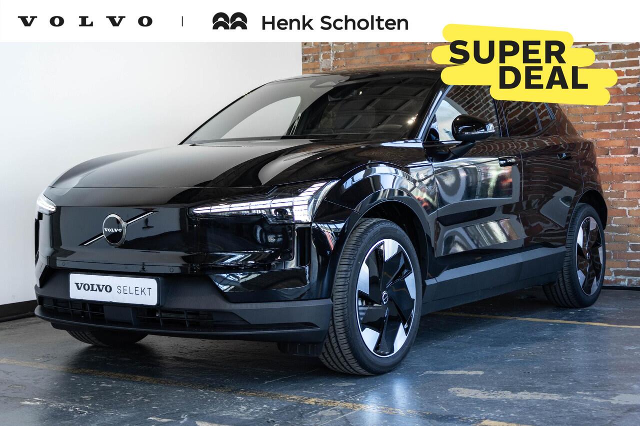 Volvo EX30 Single Motor Extended Range Plus | | 5 jaar garantie! | Premium Audio by Harman Kardon | Keyless Entry | Achteruitrijcamera | Parkeersensoren V+A | Getint Glas Achter | Pilot Assist | Adaptieve Cruise Control | Draadloze Telefoonlader | Navigatiesysteem |