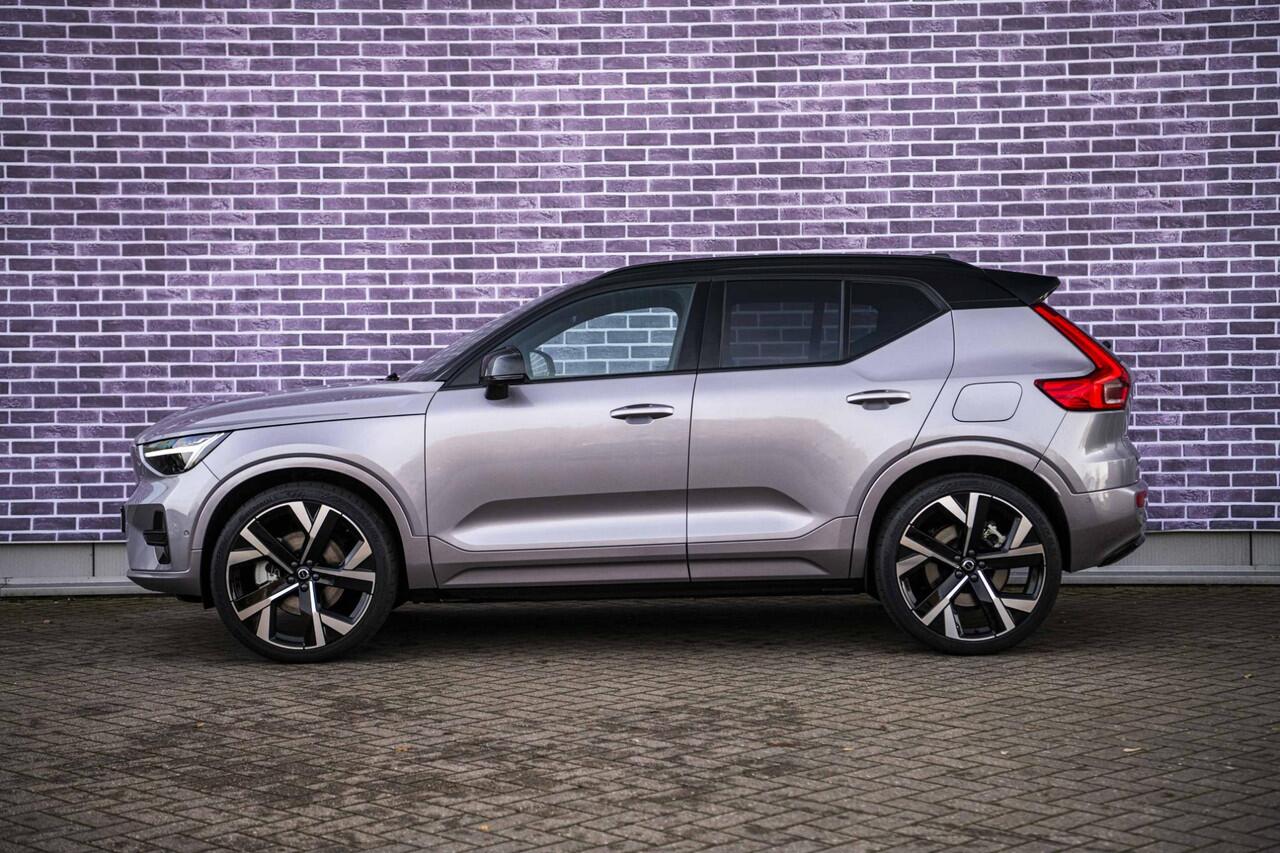 Volvo EX40 Single Motor Extended Range Ultra 82 kWh | Adaptieve Cruise Control | 22" Velgen | Black Pack | Trekhaak | Heico | Schuif/Kanteldak | Stoel + Stuurverwarming | Harman Kardon Audio | Extra Getint Glas Achter |
